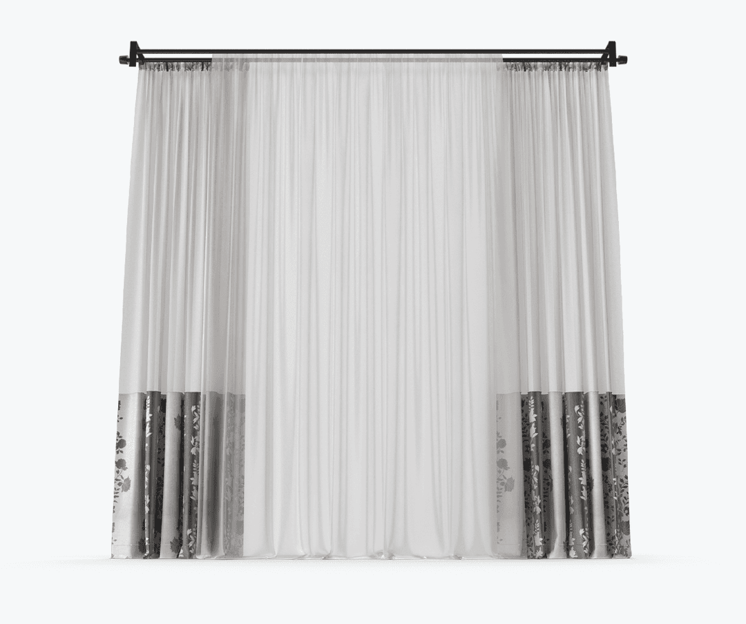 Delicate Curtains Large iron