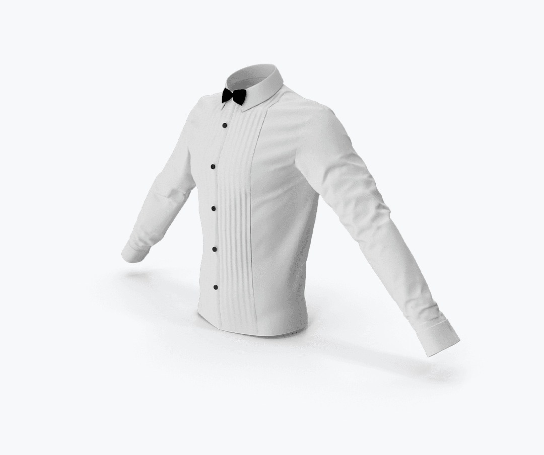 Tuxedo shirt